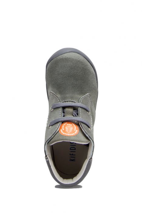 FK11 Kifidis-Kids İlk Adım Unisex Çocuk Nubuk Ayakkabı20-25 Gri Süet