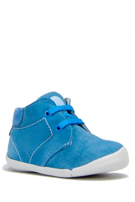FK11 Kifidis-Kids İlk Adım Unisex Çocuk Nubuk Ayakkabı20-25 Mavi Süet / Blue Suede