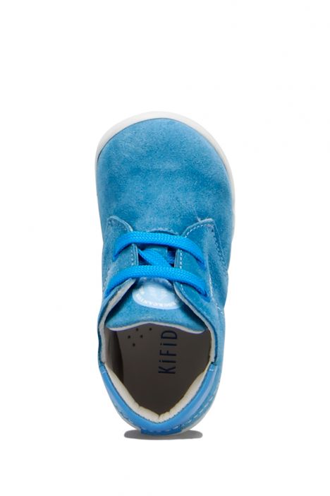 FK11 Kifidis-Kids İlk Adım Unisex Çocuk Nubuk Ayakkabı20-25 Mavi Süet / Blue Suede