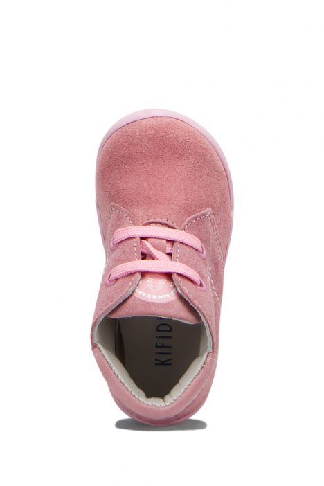 FK11 Kifidis-Kids İlk Adım Unisex Çocuk Nubuk Ayakkabı20-25 Pembe Süet / Pink Suede