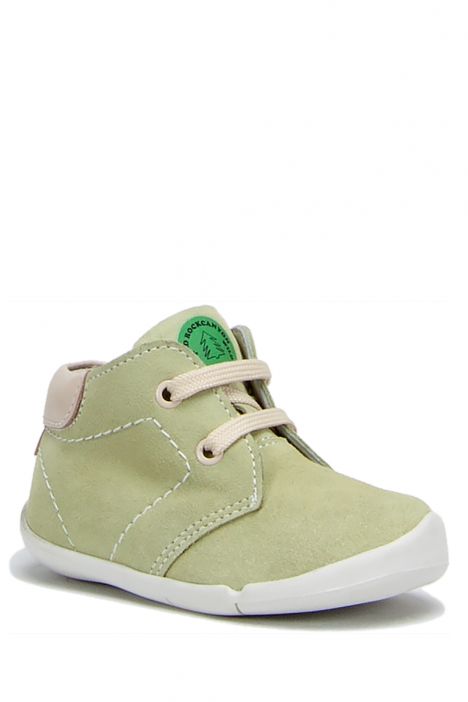 FK11 Kifidis-Kids İlk Adım Unisex Çocuk Nubuk Ayakkabı20-25 Yeşil Süet / Green Suede