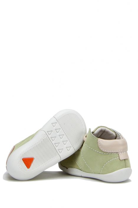 FK11 Kifidis-Kids İlk Adım Unisex Çocuk Nubuk Ayakkabı20-25 Yeşil Süet / Green Suede
