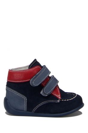FK24 Kifidis-Kids İlk Adım Unisex Çocuk Deri Ayakkabı 20-23 Lacivert Süet / Navy Blue Suede