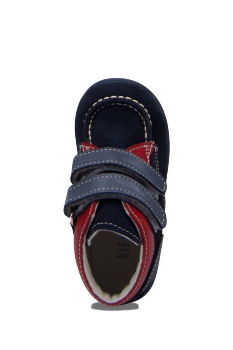 FK24 Kifidis-Kids İlk Adım Unisex Çocuk Deri Ayakkabı 20-23 Lacivert Süet / Navy Blue Suede