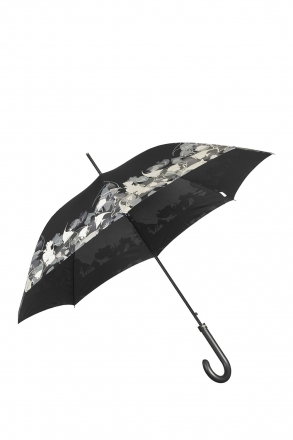 FLA-1067 Gianfranco FERRE Şemsiye BLACK/GREY
