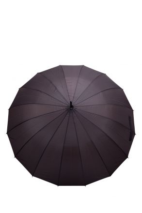 FLA-122C Ferre Otomatik Mekanizmalı Uzun Şemsiye Kahverengi / Brown