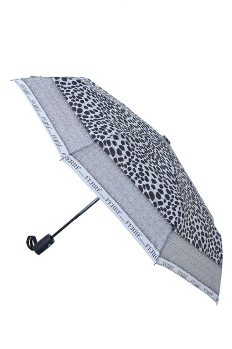 FLA-4/F-DB Ferre Desenli Otomatik Mekanizmalı Şemsiye Leopar Desenli