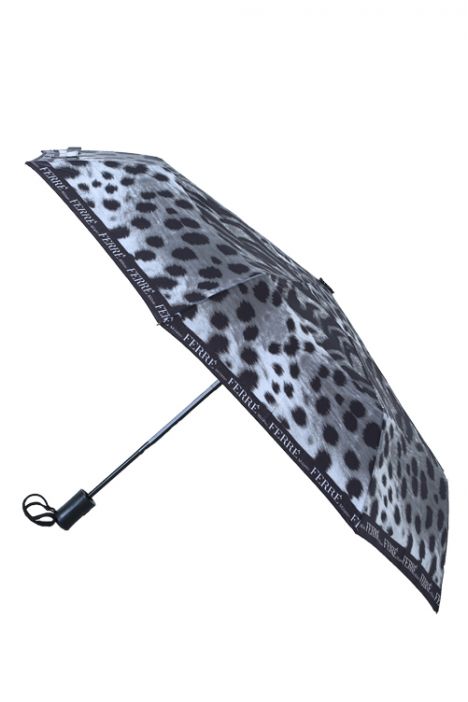 FLA-543F Ferre Desenli Otomatik Mekanizmalı Şemsiye Siyah Leopar