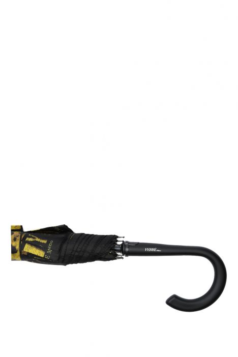 FLA-2/F-DB Ferre Desenli Otomatik Mekanizmalı Uzun Şemsiye LEOPAR