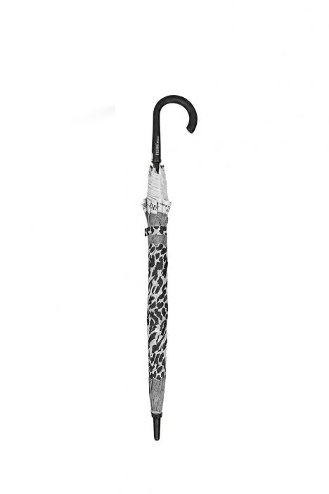 FLA-2/F-DB Ferre Desenli Otomatik Mekanizmalı Uzun Şemsiye Leopar V3 Desenli