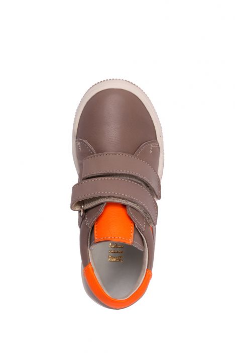 GA22016 Kifidis-Kids Unisex Çocuk Deri Spor Ayakkabı 21-30 Taş Deri