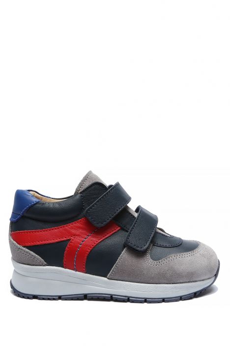 GA23004 Kifidis-Kids Erkek Çocuk Spor Ayakkabı 25-30 Lacivert Deri