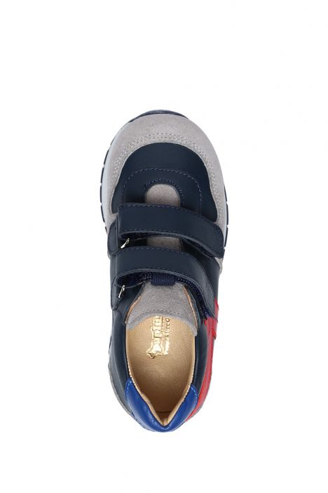 GA23004 Kifidis-Kids Erkek Çocuk Spor Ayakkabı 25-30 Lacivert Deri