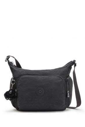 Kipling GABB Orta Boy Omuz Çantası 30x35.5x18.5 cm Black Noir