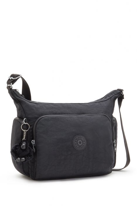 Kipling GABB Orta Boy Omuz Çantası 30x35.5x18.5 cm Black Noir