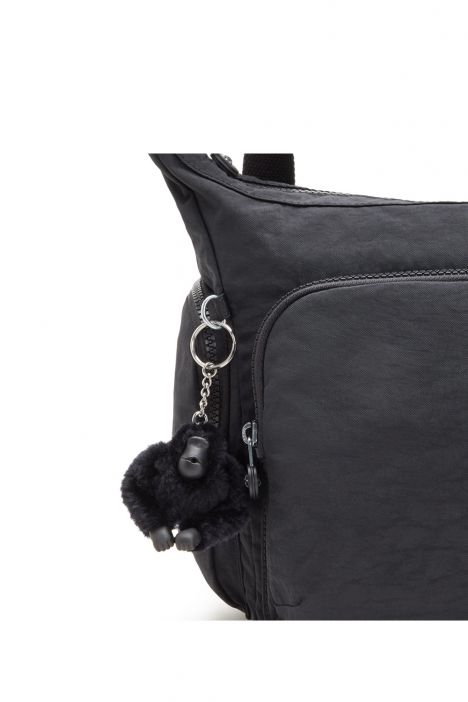 Kipling GABB Orta Boy Omuz Çantası 30x35.5x18.5 cm Black Noir