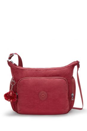 Kipling GABB Orta Boy Omuz Çantası 30x35.5x18.5 cm Funky Red