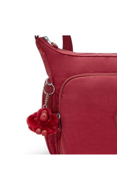 Kipling GABB Orta Boy Omuz Çantası 30x35.5x18.5 cm Funky Red
