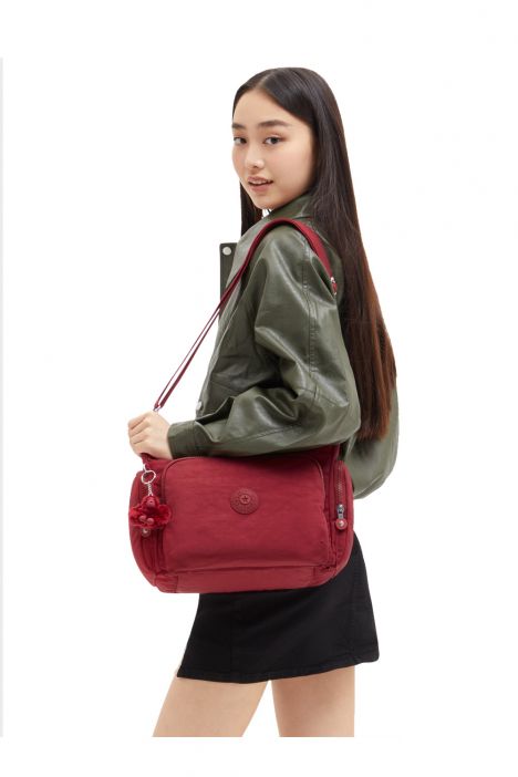 Kipling GABB Orta Boy Omuz Çantası 30x35.5x18.5 cm Funky Red