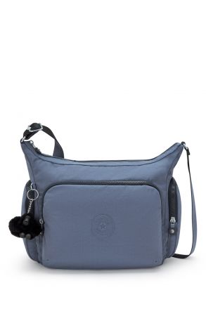 Kipling GABB Orta Boy Omuz Çantası 30x35.5x18.5 cm Blue Lover