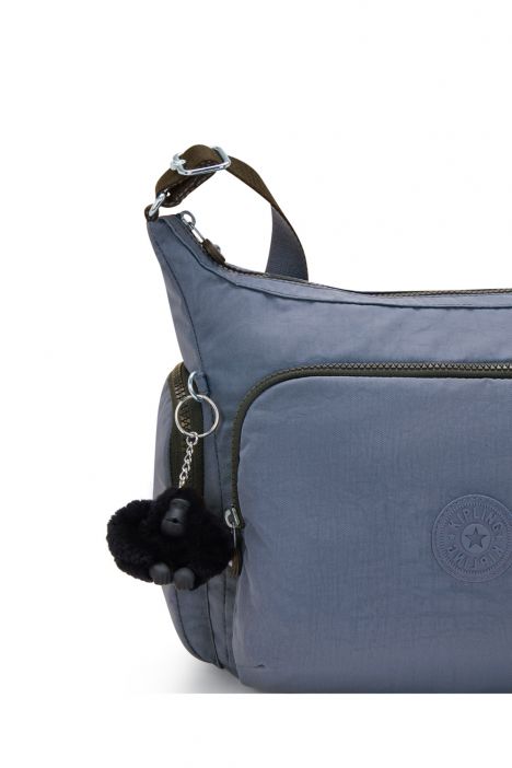 Kipling GABB Orta Boy Omuz Çantası 30x35.5x18.5 cm Blue Lover