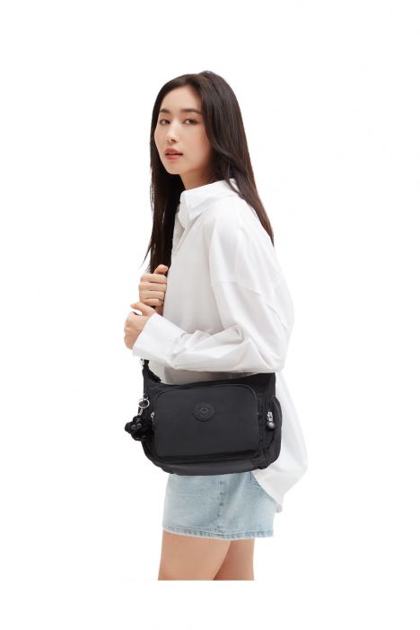 Kipling GABB S Küçük Boy Omuz Çantası 22x31x14.5 cm Black Noir
