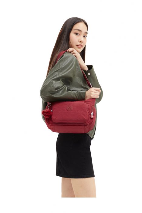 Kipling GABB S Küçük Boy Omuz Çantası 22x31x14.5 cm Funky Red