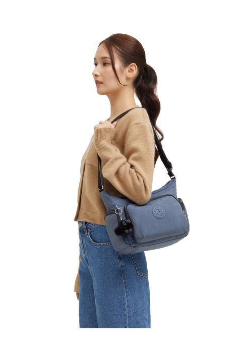 Kipling GABB S Küçük Boy Omuz Çantası 22x31x14.5 cm Blue Lover