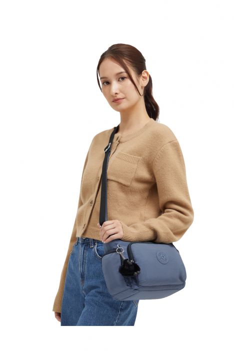 Kipling GABB S Küçük Boy Omuz Çantası 22x31x14.5 cm Blue Lover