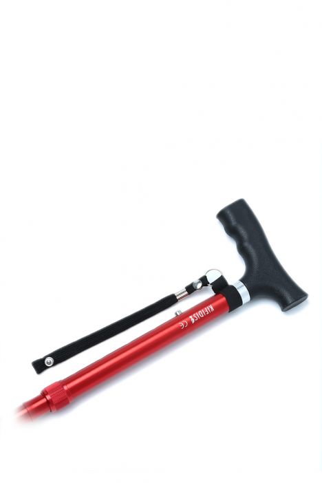 GB803 Kifidis Katlanır Baston Kırmızı / Red