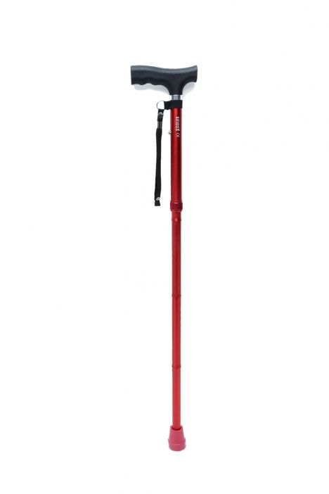 GB803 Kifidis Katlanır Baston Kırmızı / Red
