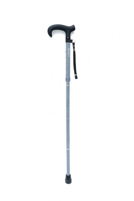 GB845 Kifidis Desenli Katlanır Baston Zigzag Desenli