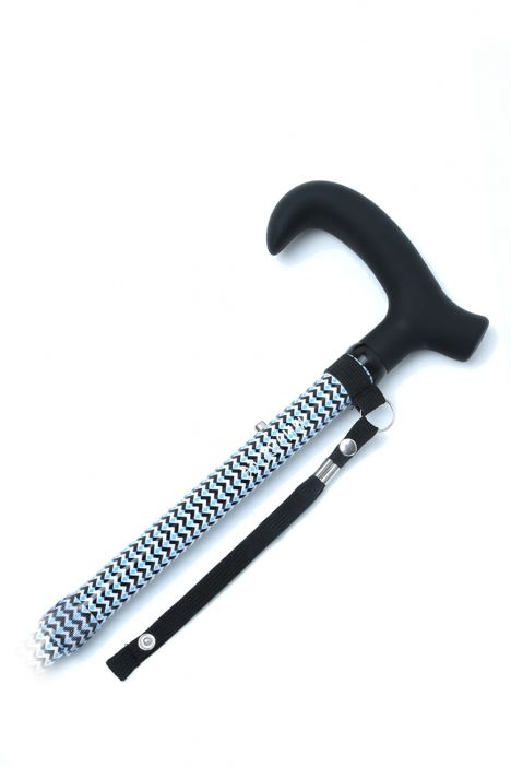 GB845 Kifidis Desenli Katlanır Baston Zigzag Desenli