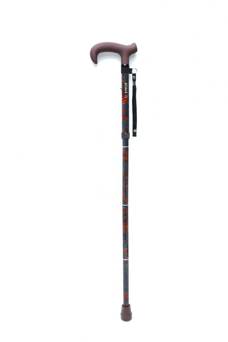 GB845 Kifidis Desenli Katlanır Baston Şal Desenli