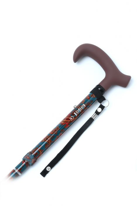GB845 Kifidis Desenli Katlanır Baston Şal Desenli