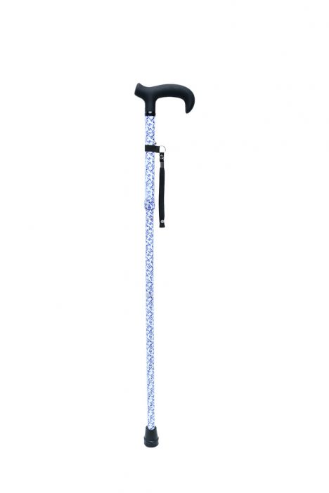GB845 Kifidis Desenli Katlanır Baston Mavi Desenli