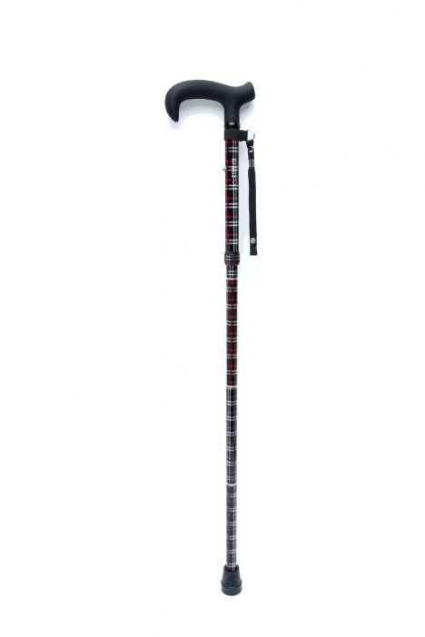 GB845 Kifidis Desenli Katlanır Baston Ekose Desenli