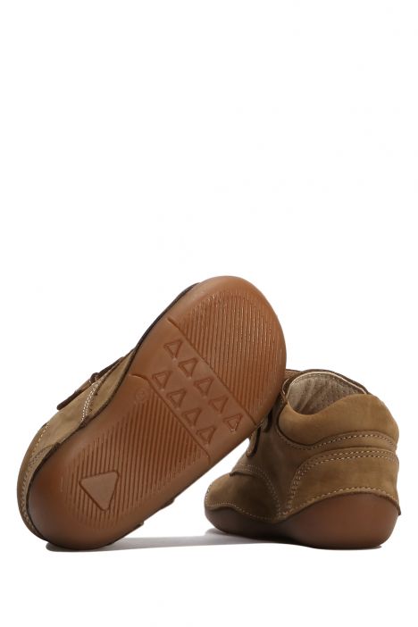 GT33 Kifidis-Paplus Unisex Bebek Ayakkabısı 19-22 Toprak Nubuk