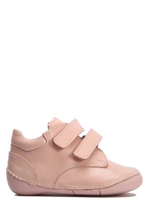 GT33 Kifidis-Paplus Unisex Bebek Ayakkabısı 19-22 Pudra Deri