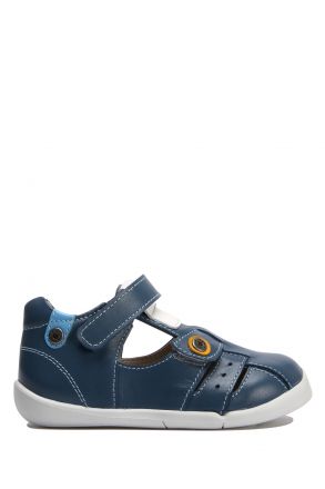 GV05 Kifidis-Kids İlk Adım Unisex Çocuk Deri Ayakkabı 19-25 Kot Deri