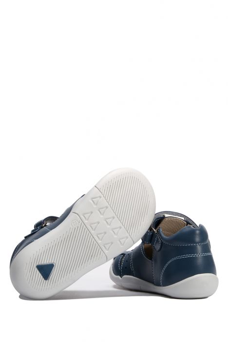GV05 Kifidis-Kids İlk Adım Unisex Çocuk Deri Ayakkabı 19-25 Kot Deri