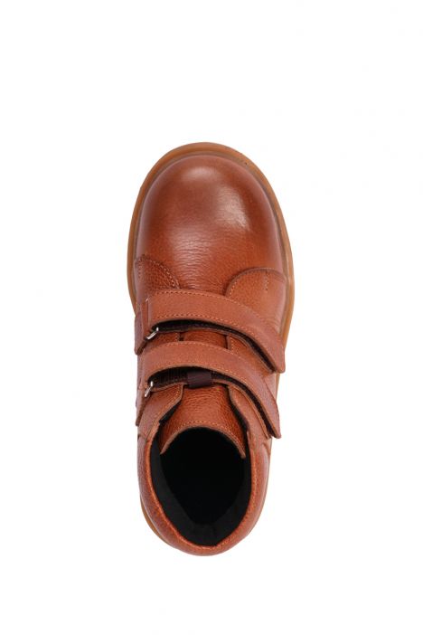 GV13 Kifidis-Kids Unisex Çocuk Bot 31-36 Kahve Bas. Deri