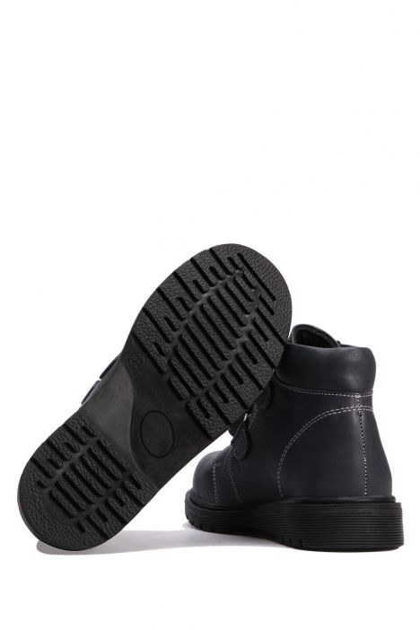 GV13 Kifidis-Kids Unisex Çocuk Bot 31-36 Gri Crazy