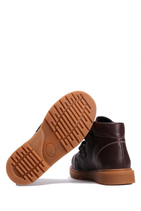 GV13 Kifidis-Kids Unisex Çocuk Bot 31-36 Mocca - Kahverengi