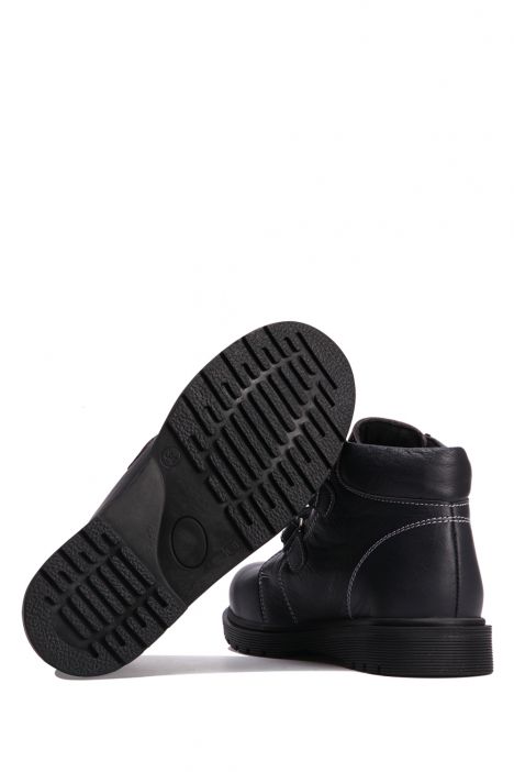 GV13 Kifidis-Kids Unisex Çocuk Bot 31-36 Jeans Deri