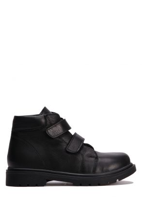 GV13 Kifidis-Kids Unisex Çocuk Bot 31-36 Siyah - Black