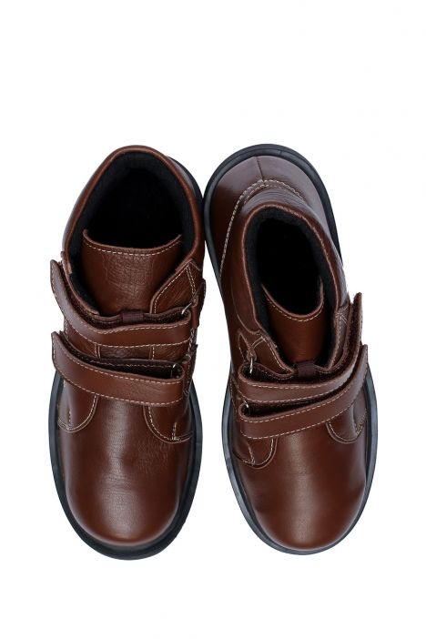 GV13 Kifidis-Kids Unisex Çocuk Bot 31-36 Kahve Deri