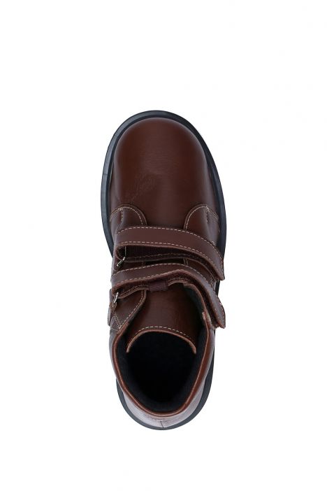 GV13 Kifidis-Kids Unisex Çocuk Bot 31-36 Kahve Deri