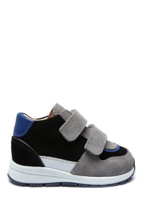 GV23038 Kifidis Paplus Unisex Çocuk Süet Deri Ayakkabı 22-30 Gri Süet