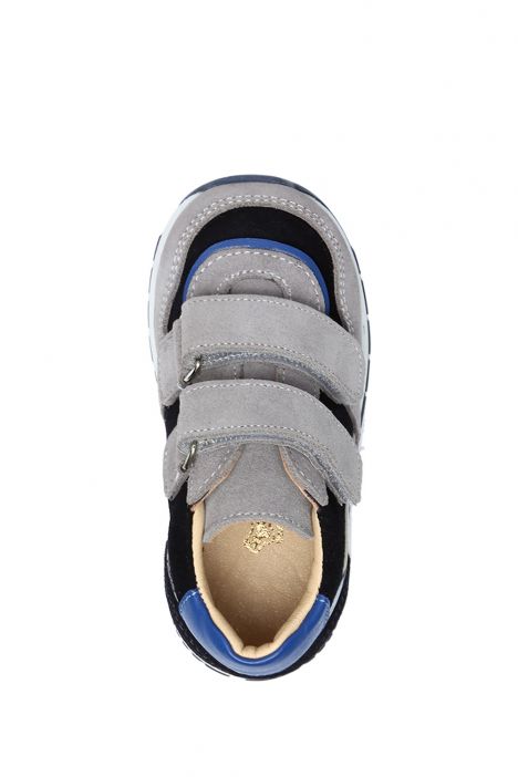 GV23038 Kifidis Paplus Unisex Çocuk Süet Deri Ayakkabı 22-30 Gri Süet